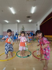 七夕まつりがありました（３、４、５歳児）