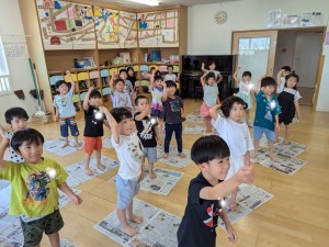 ７月のお誕生会（３、４、５歳児）