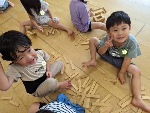 ７月のお誕生会（３、４、５歳児）