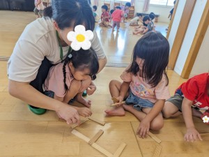 ７月のお誕生会（３、４、５歳児）