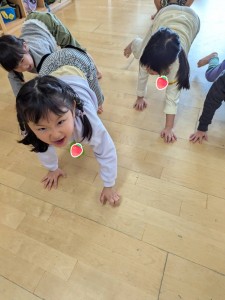 １２月のお誕生会がありました（３、４、５歳児）