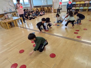 ２月のお誕生会がありました（３、４、５歳児）