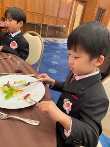 お食事会がありました（５歳児さくら組）