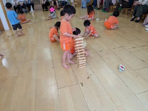 保育公開がありました（３歳児すみれ組）