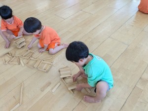 保育公開がありました（３歳児すみれ組）