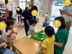 保育公開がありました（２歳児たんぽぽ組）