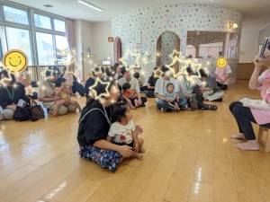 保育公開がありました（１歳児もも組）