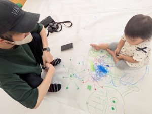 保育公開がありました（１歳児もも組）