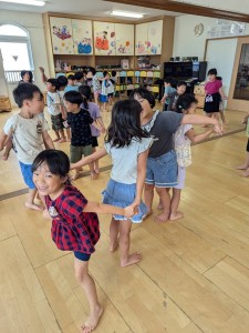 ７月のお誕生会がありました（３・４・５歳児）