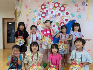 ８月のお誕生会がありました（３・４・５歳児）