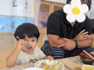 ８月のお誕生会がありました（０・１・２歳児）