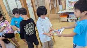 １０月のお誕生会がありました（３・４・５歳児）