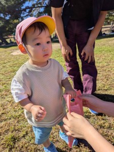 親子遠足がありました（０・１歳児）