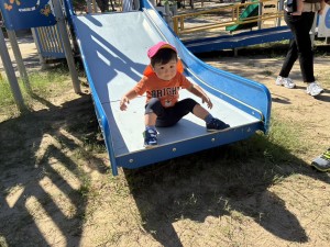 親子遠足がありました（０・１歳児）