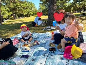 親子遠足がありました（０・１歳児）