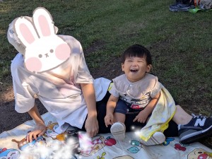 親子遠足がありました（０・１歳児）