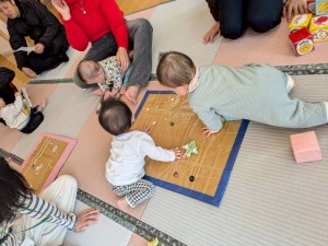 保育公開がありました（０歳児うめ組）