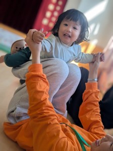 保育公開がありました（１歳児もも組）