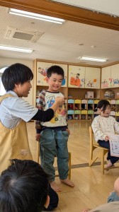 １１月のお誕生会がありました（３・４・５歳児）