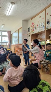 １１月のお誕生会がありました（３・４・５歳児）