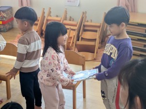 １１月のお誕生会がありました（３・４・５歳児）