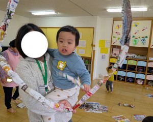 １１月のお誕生会がありました（０・１・２歳児）