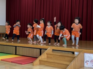 保育公開がありました（３歳児すみれ組）