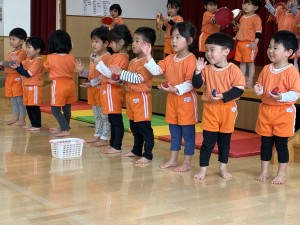 保育公開がありました（３歳児すみれ組）