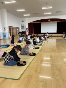 保育公開がありました（５歳児さくら組）