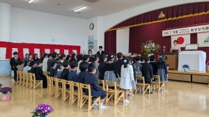 卒園式を行いました