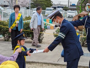 春の交通安全指導がありました！