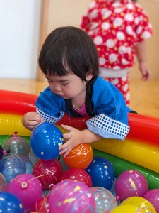 おまつりあそびをしました♪（０・１・２歳児）