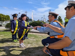 秋の交通安全指導がありました！