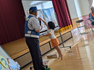 秋の交通安全指導がありました！