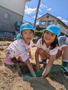 さつまいも掘りをしたよ🍠（３・４・５歳児）