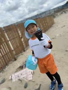 海岸清掃に行きました！（5歳児さくらぐみ）