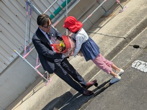 トガノ建設にお邪魔しました♪（5歳児さくらぐみ）