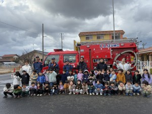 消防立ち合いの避難訓練がありました！