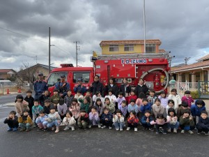 消防立ち合いの避難訓練がありました！
